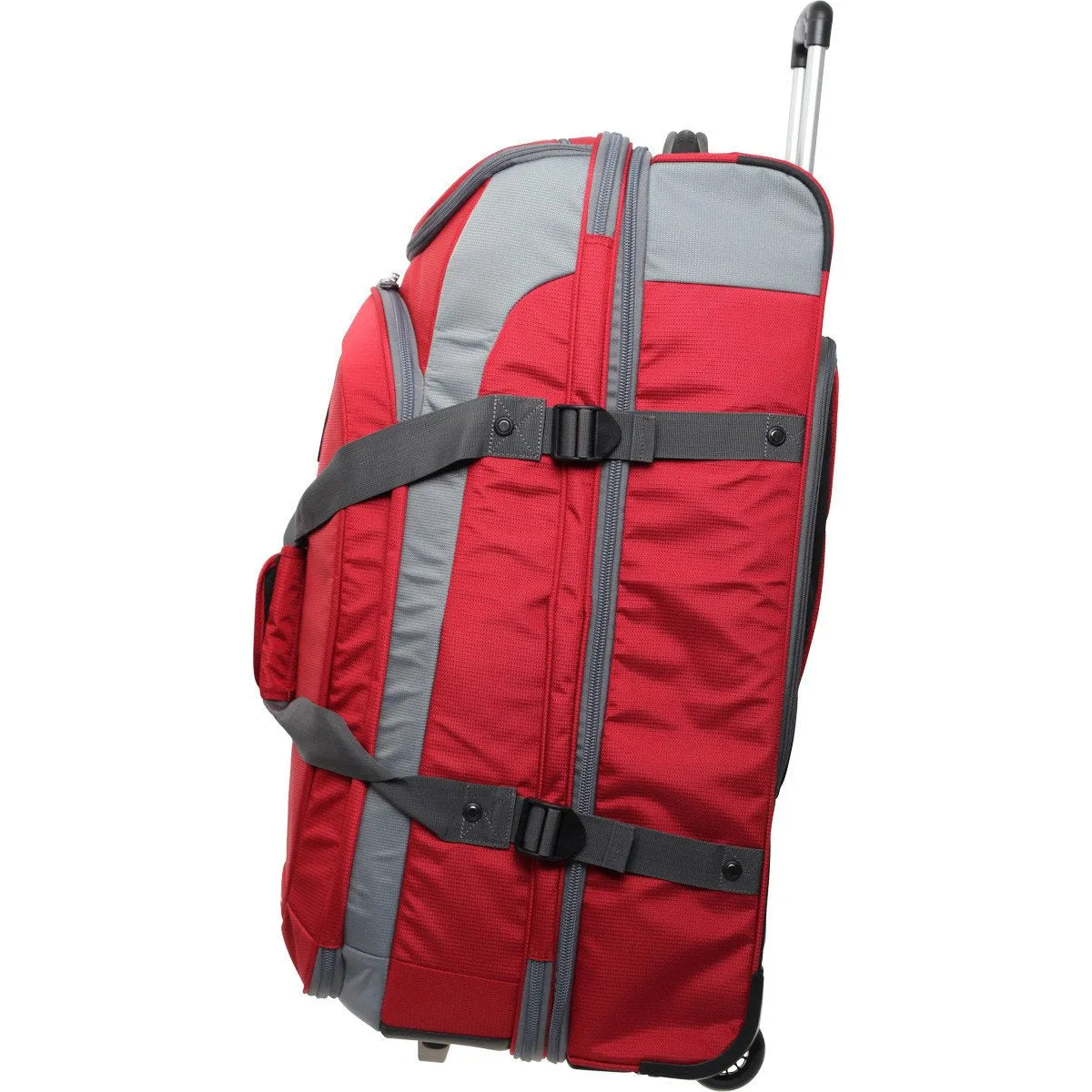 Tarmac Drop-Bottom Wheel Duffel - Large - Red