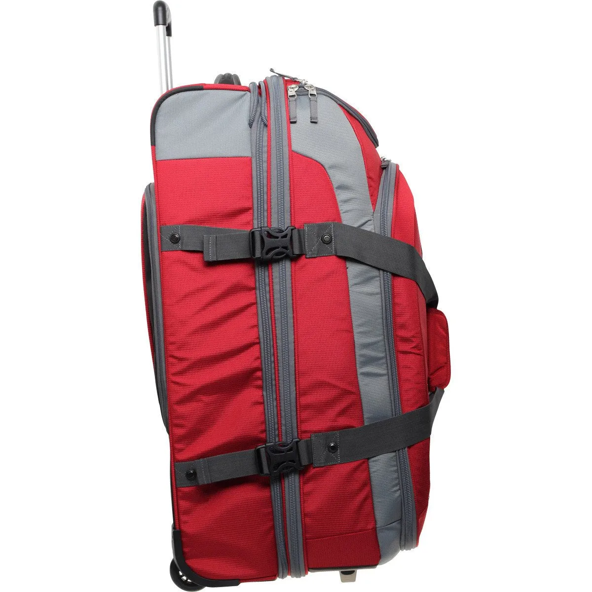 Tarmac Drop-Bottom Wheel Duffel - Large - Red