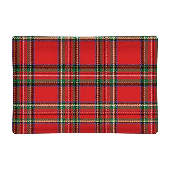 Tartan Rectangular Glass Soap Dish