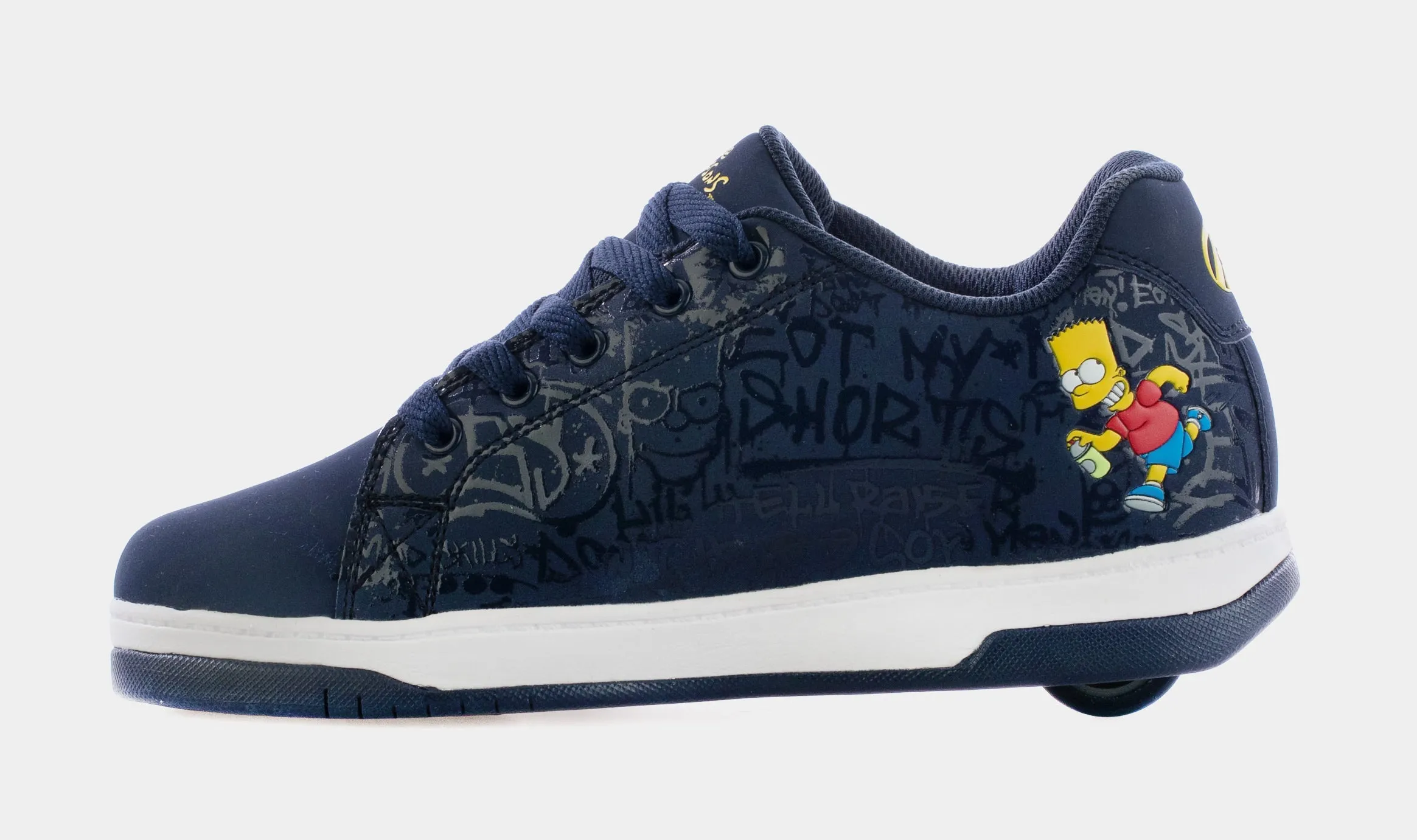 The Simpsons Split Skate Grade School Lifestyle Shoes (Navy Blue)