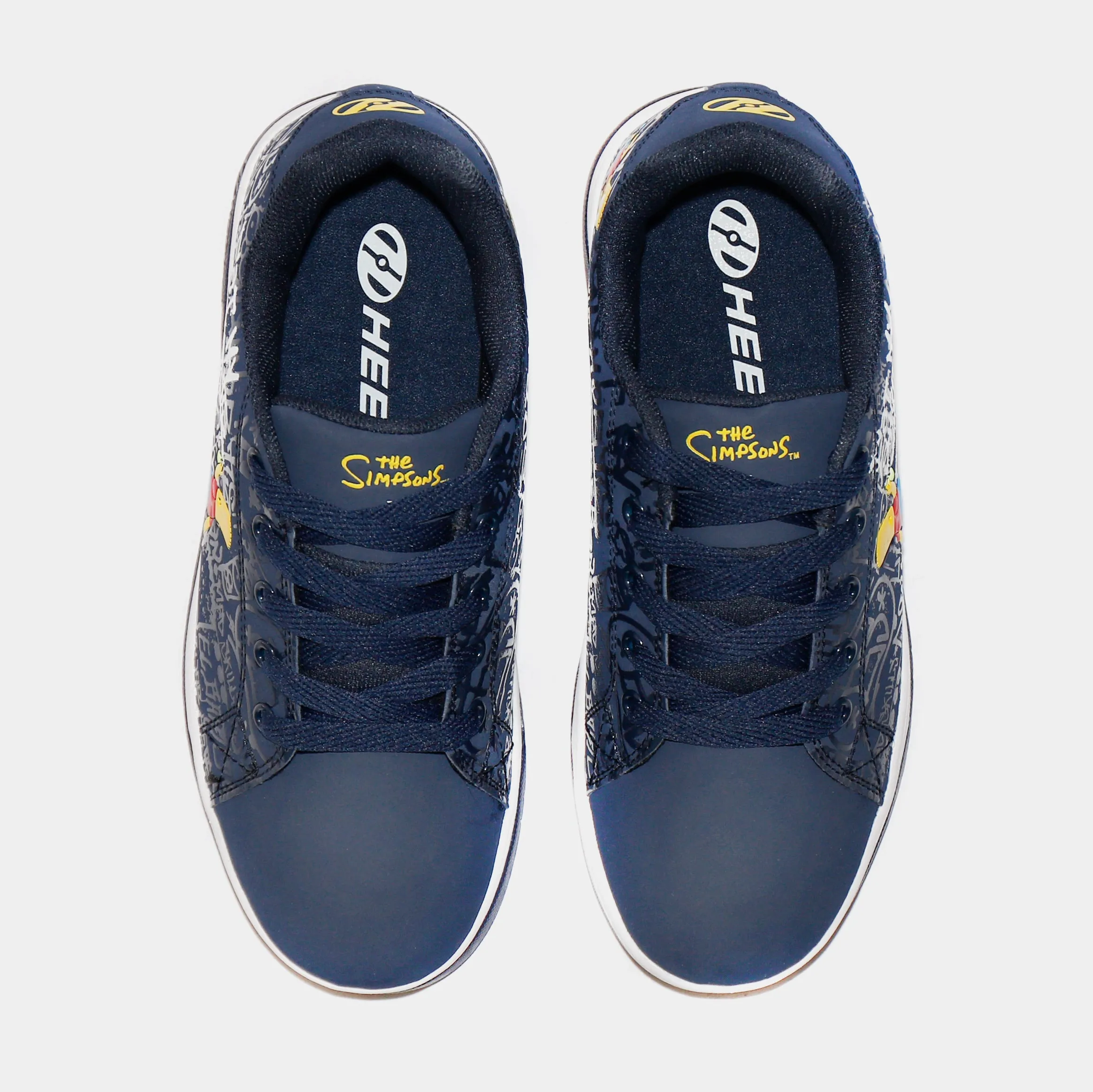 The Simpsons Split Skate Grade School Lifestyle Shoes (Navy Blue)