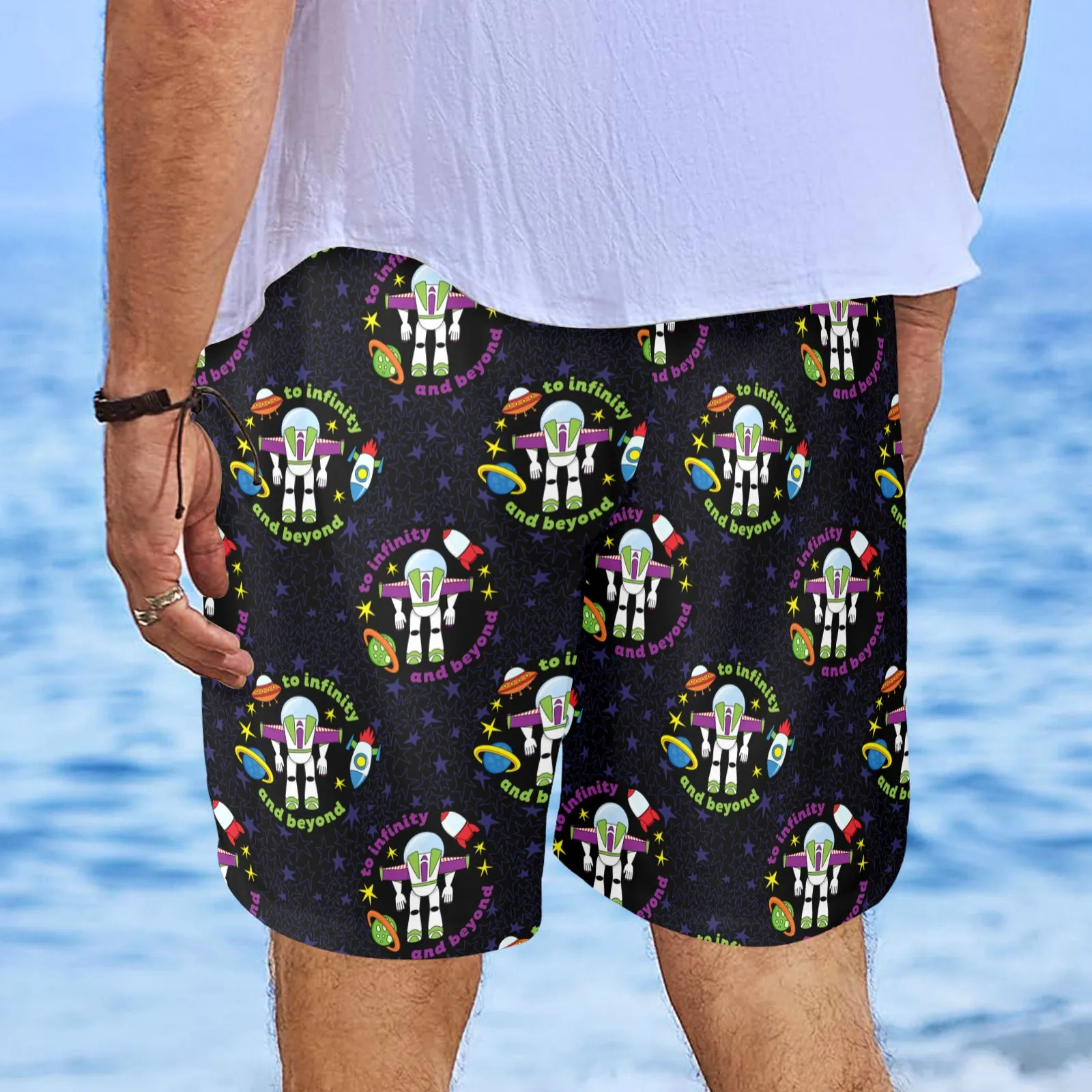 To Infinity And Beyond Men's Swim Trunks Swimsuit