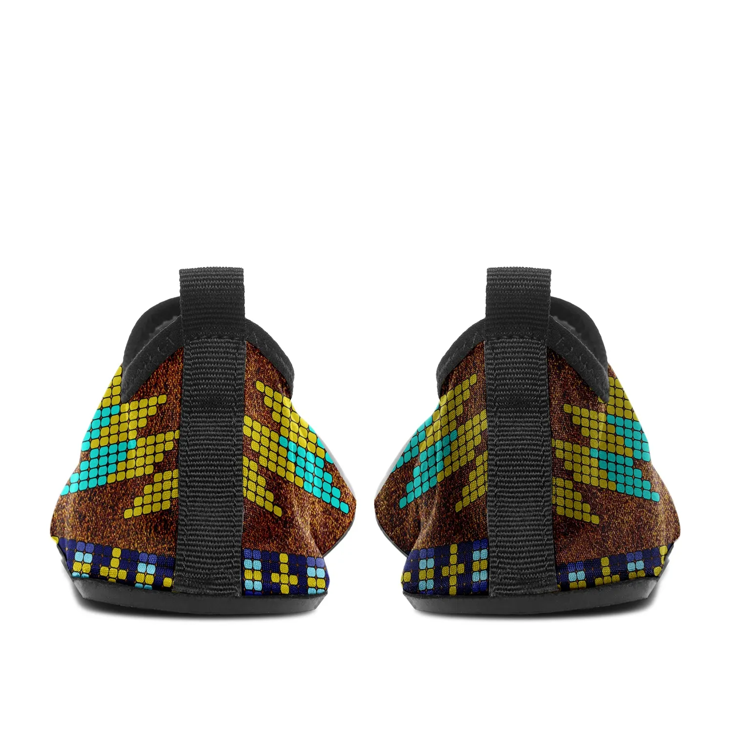 Traditional Powwow 22 Kid's Sockamoccs Slip On Shoes