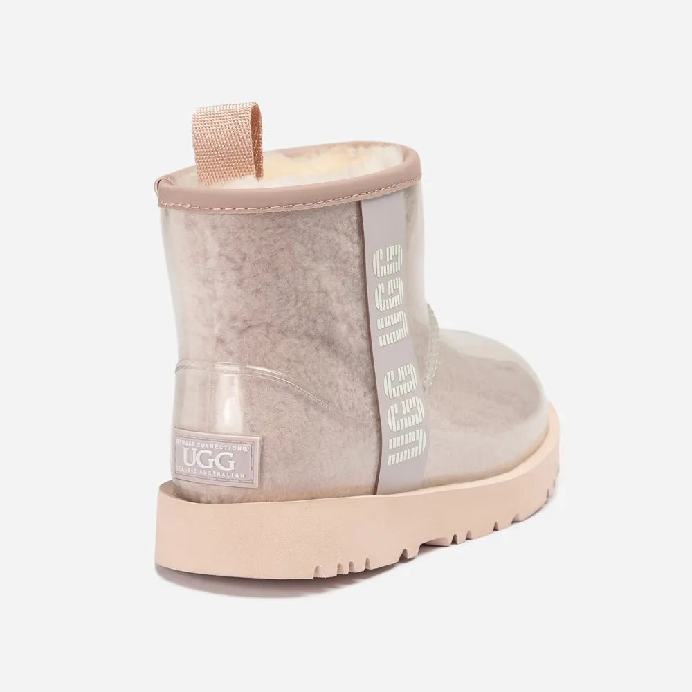 Ugg Classic Kids Clear Boots (Waterproof) (Glow in The Dark)