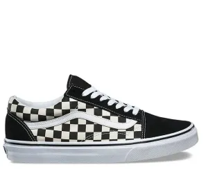 Vans - Old Skool - Youth's Primary Check Black White - NOT RETURNABLE