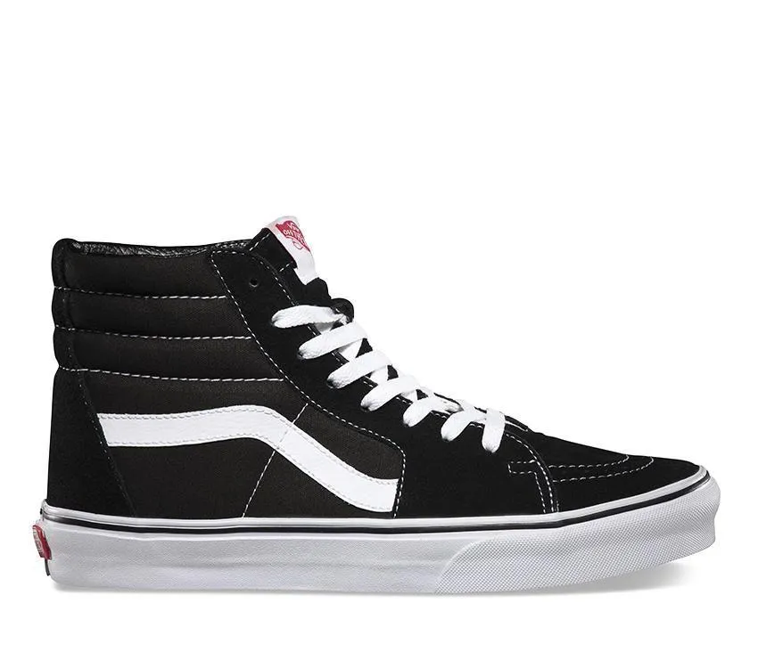 Vans Sk8 Hi Black/Black/White