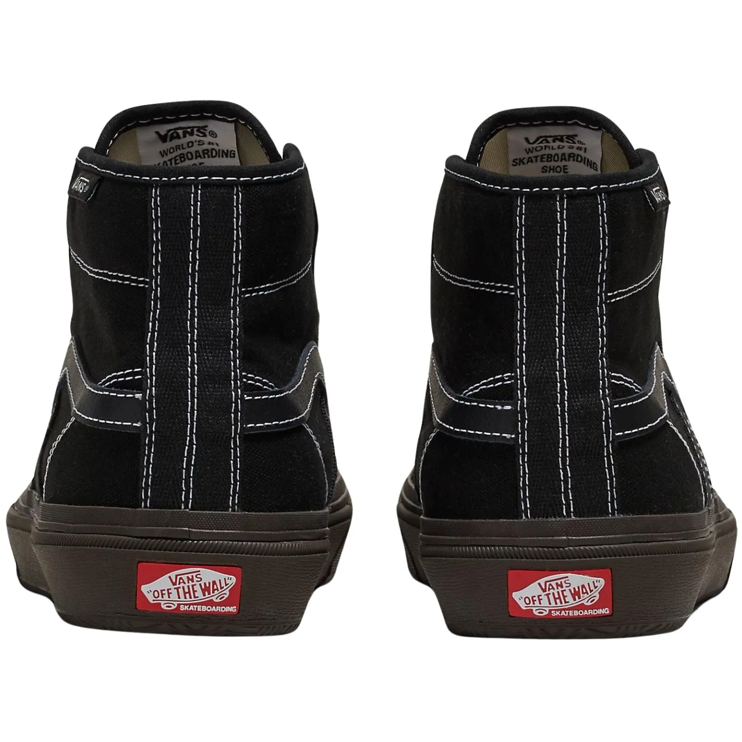 Vans Skate Crockett High Black/Chocolate Shoes - Men's