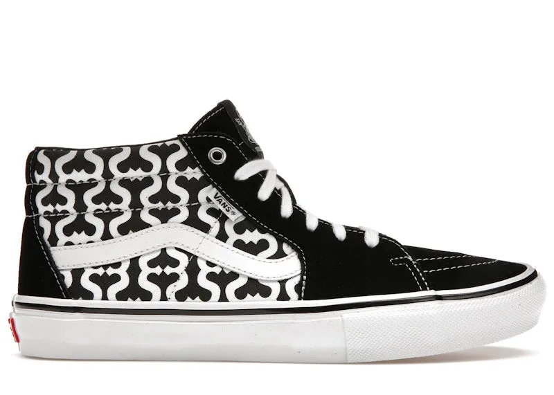 Vans Skate Grosso Mid Supreme Monogram S Logo Black