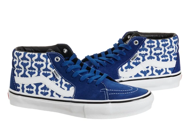 Vans Skate Grosso Mid Supreme Monogram S Logo Royal