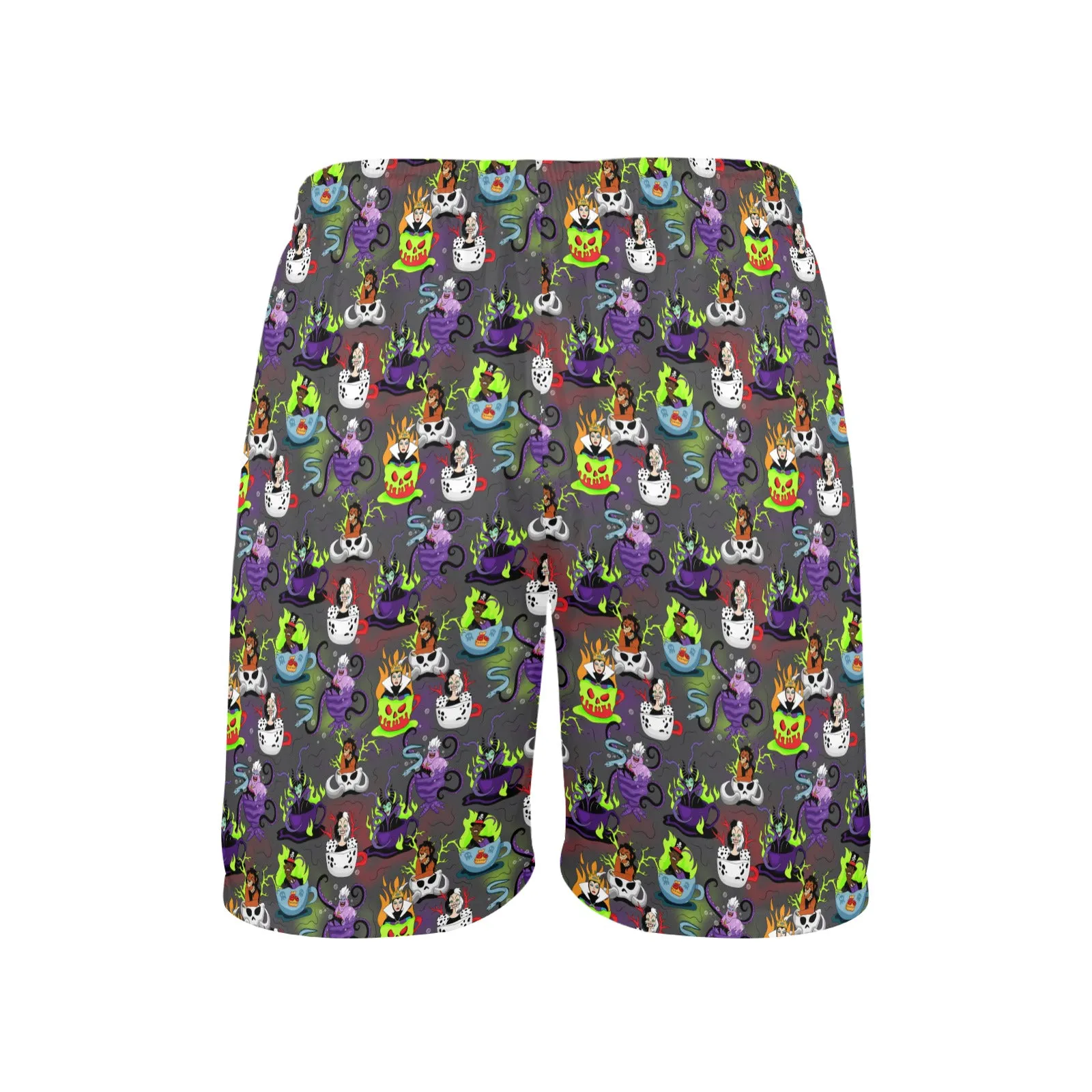 Villain Tea Cups Men's Swim Trunks Swimsuit