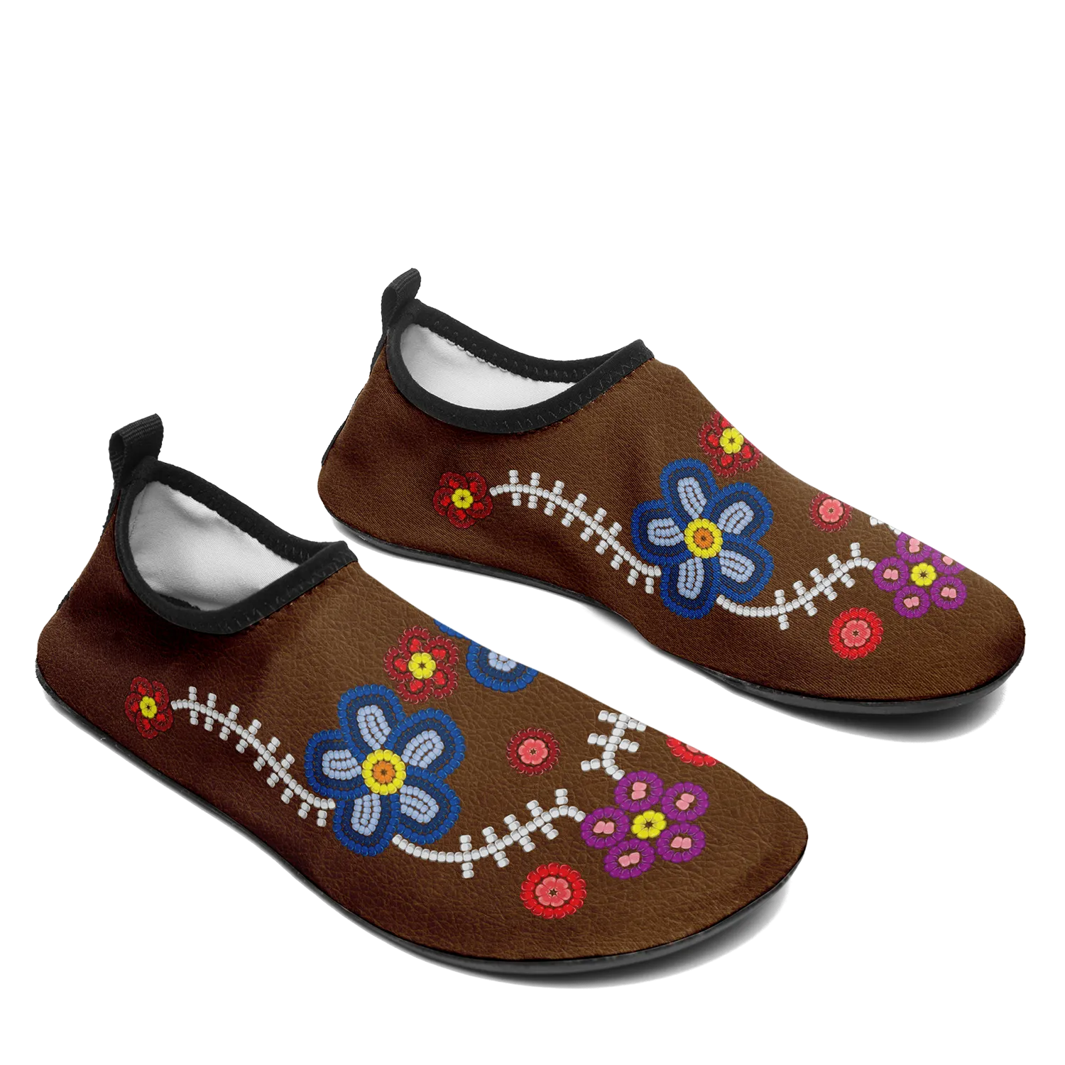 Wildflower Dreams 1 Kid's Sockamoccs Slip On Shoes