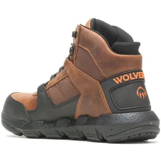 Wolverine Men's Rev Vent Durashocks CT CarbonMax Work Boot - Tobacco - W221034