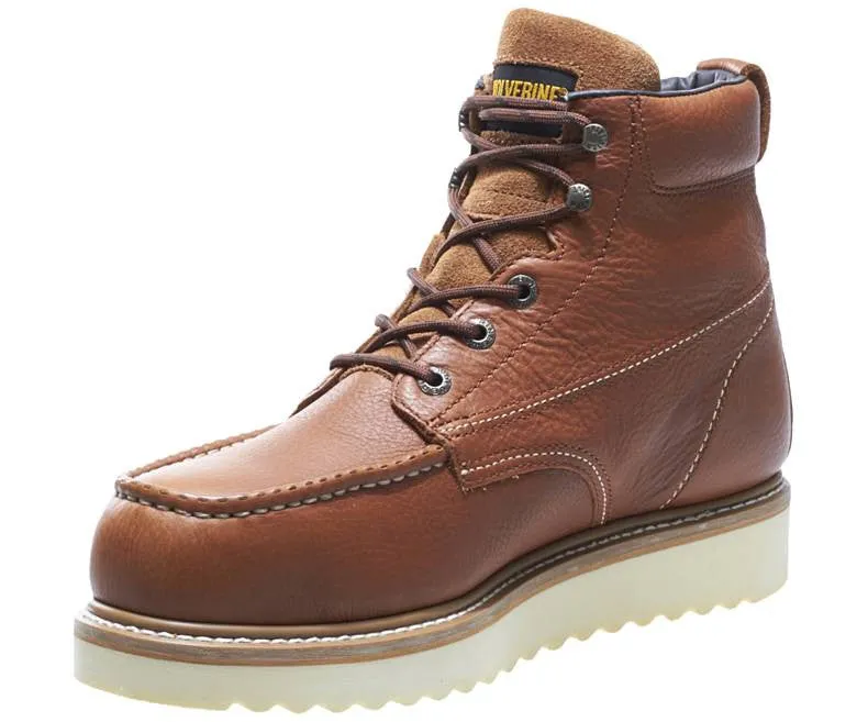 WOLVERINE MOC-TOE STEEL-TOE EH 6" WORK BOOT-W08289