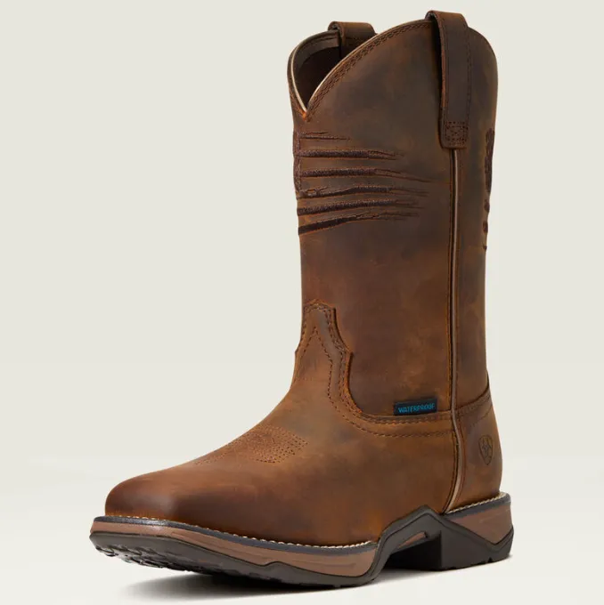 Women's Ariat Anthem Patriot Waterproof Western Boot