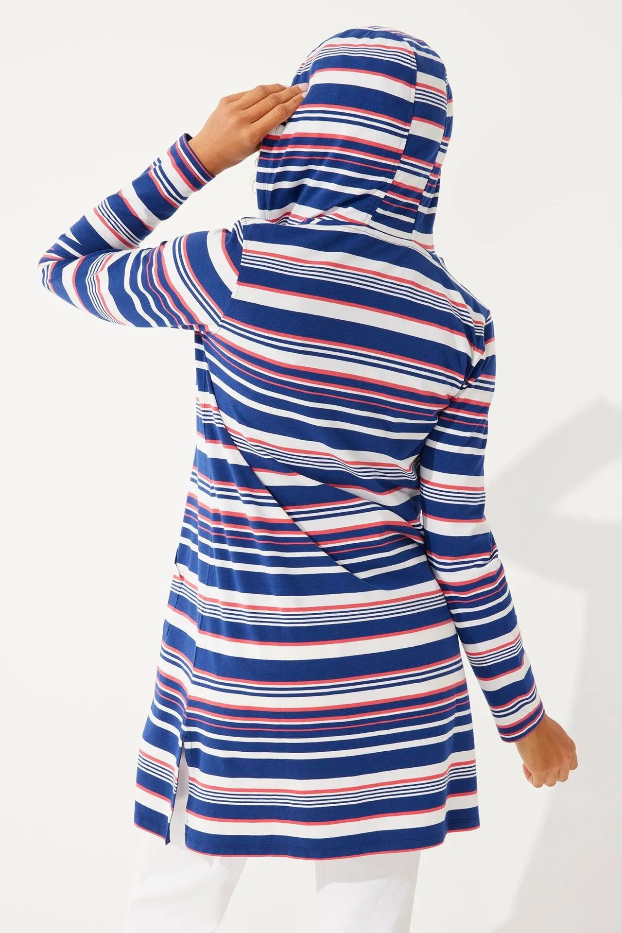 Women's Cabana Hoodie  |  Navy Multicolor