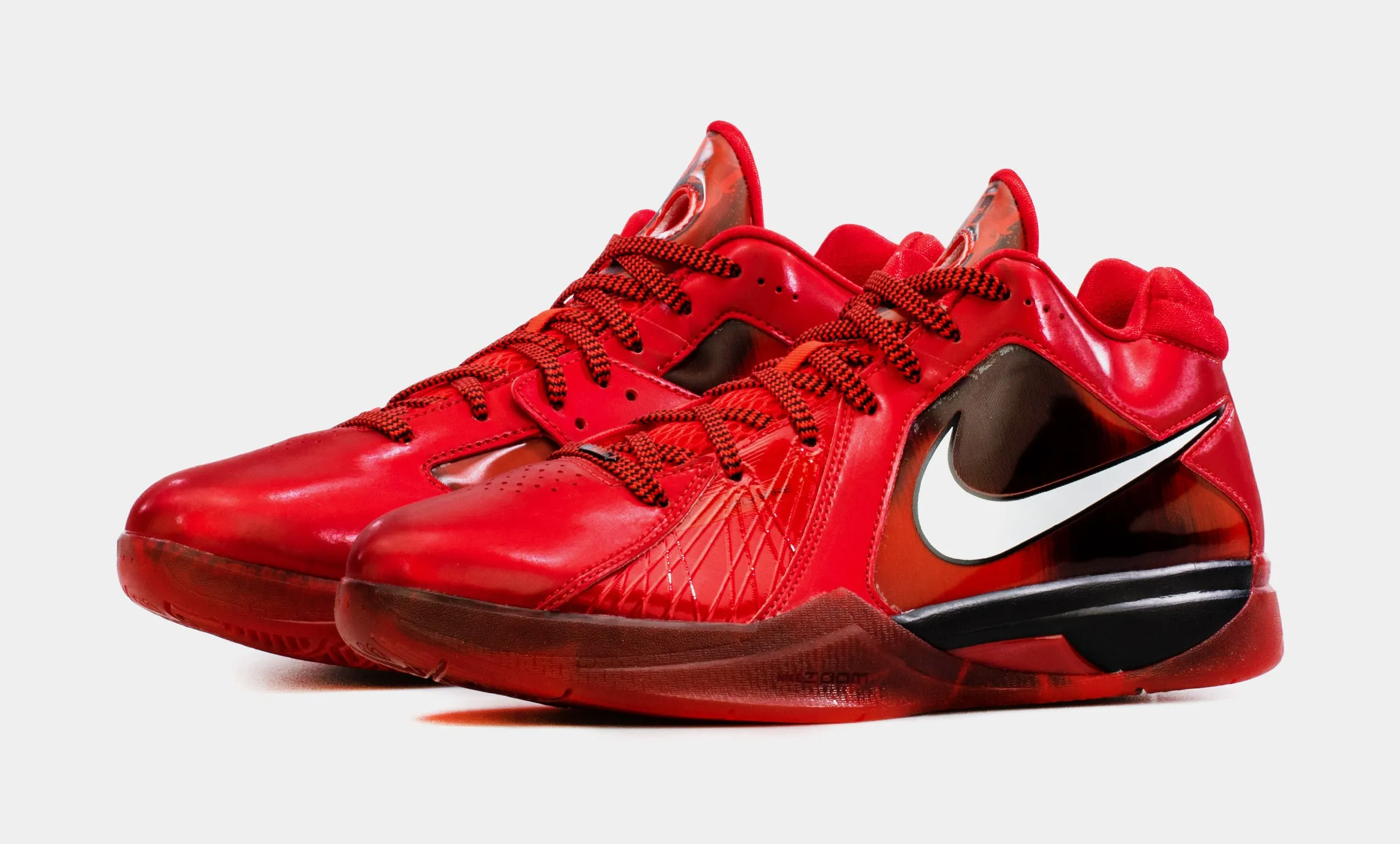 Zoom KD 3 Challenge Red Mens Basketball Shoes (Red)